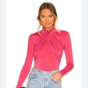 LOVERS AND FRIENDS Ersa Top in Hot Pink size small
